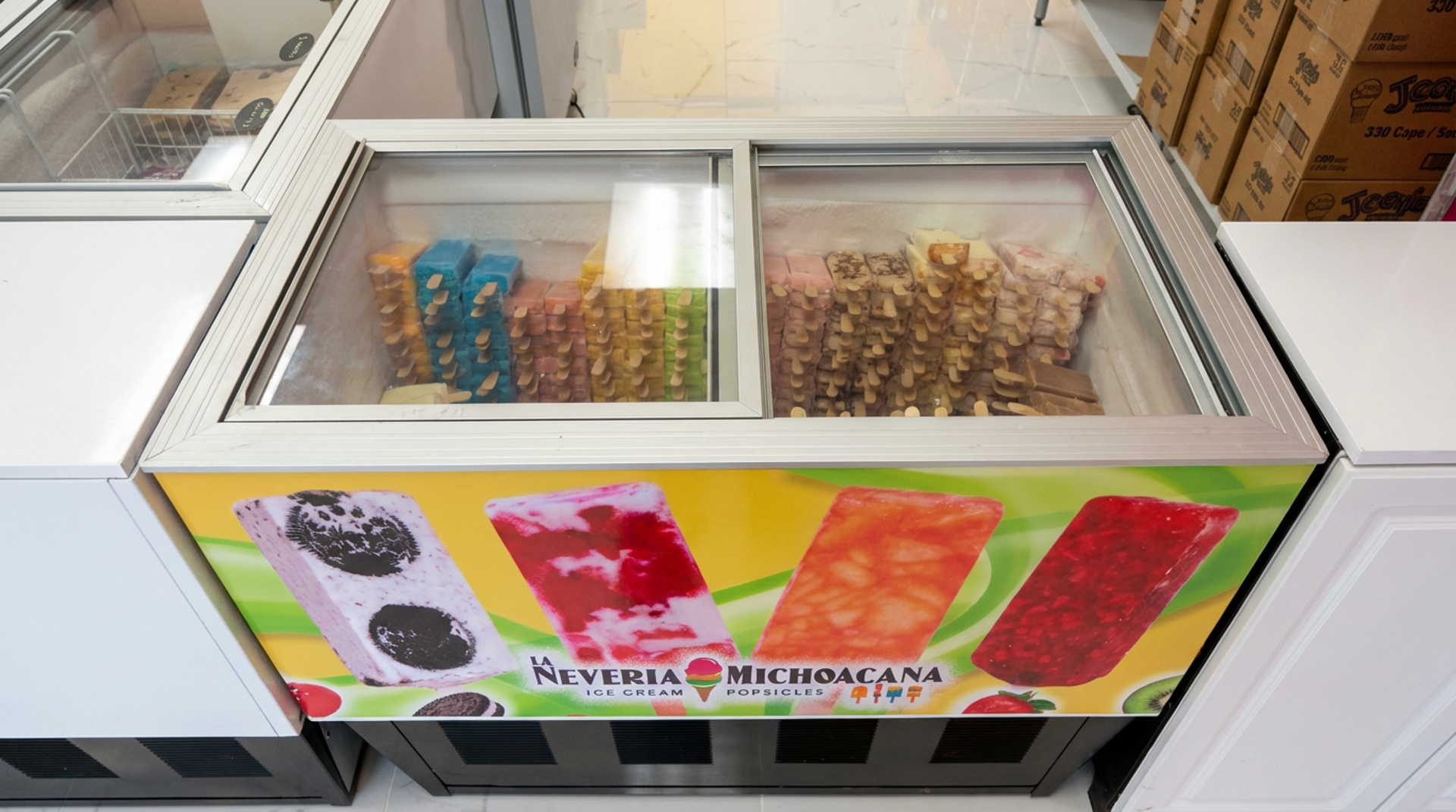 Ice cream, paletas, antojitos